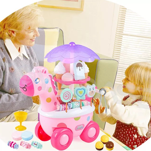 اسباب بازی نوزادی ماشین برقی آب نبات بستنی فروشی مدل زرافه Candy Ice Cream Car _اسباب بازی نوزادی